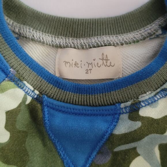 Miki Miette- 2 piece boys camo sweat jogger set- size 2T - Picture 4 of 7